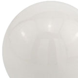 4" X 4" X 4" White Aluminum Sphere - Homeroots - Flyclothing LLC