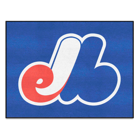 Montreal Expos All-Star Rug - 34 in. x 42.5 in. - Retro Collection - Montreal Expos