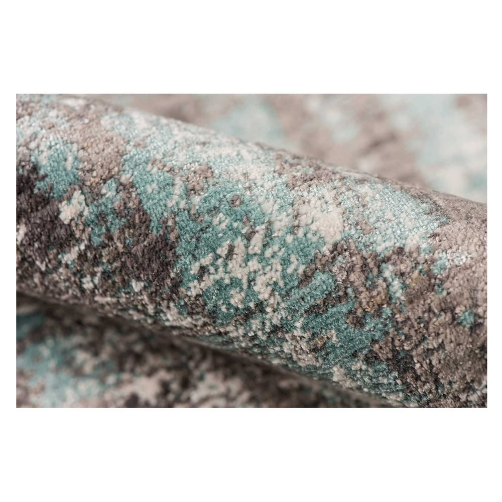 4' X 6' Ivory and Gray Abstract Power Loom Area Rug - Homeroots - Flyclothing LLC