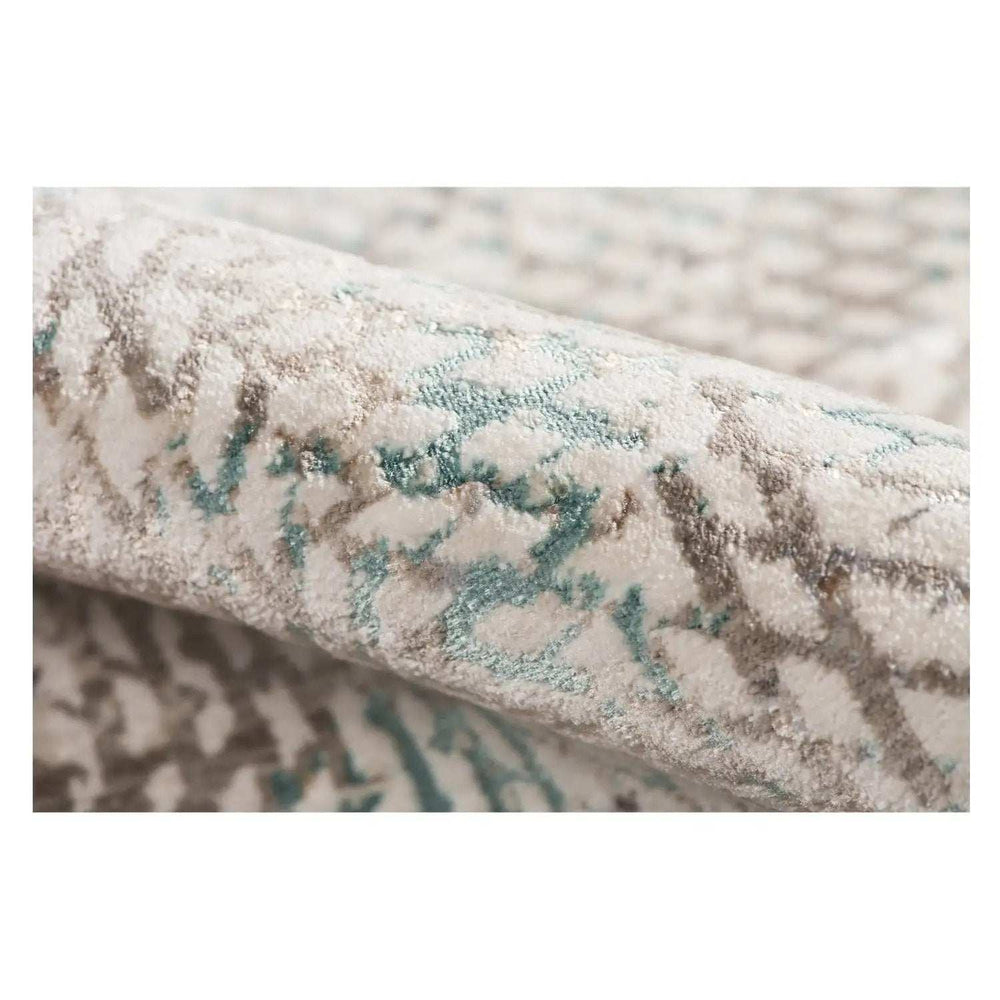 4' X 6' Gray and Black Abstract Power Loom Handmade Area Rug - Homeroots - Flyclothing LLC