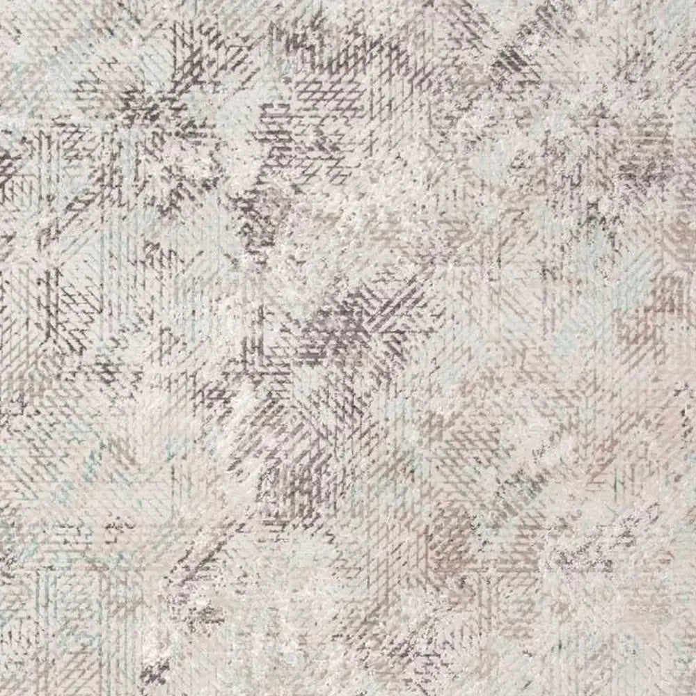 4' X 6' Gray and Black Abstract Power Loom Handmade Area Rug - Homeroots - Flyclothing LLC