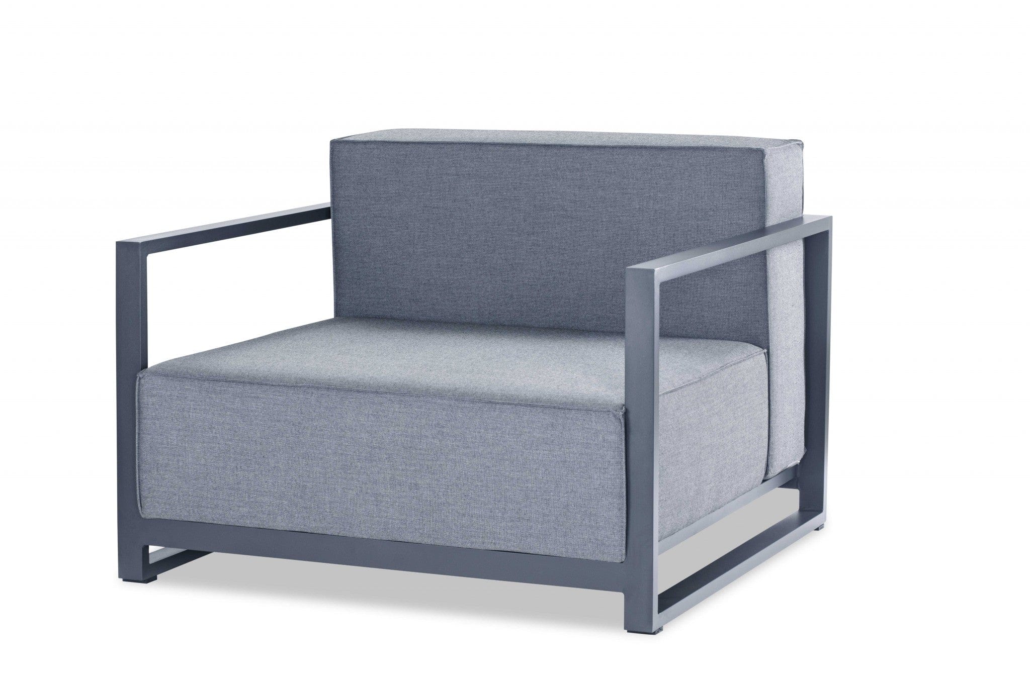 39" Gray Arm Chair - Homeroots - Flyclothing LLC