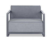 39" Gray Arm Chair - Homeroots - Flyclothing LLC