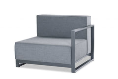 37" Gray Linen Side Chair - Homeroots