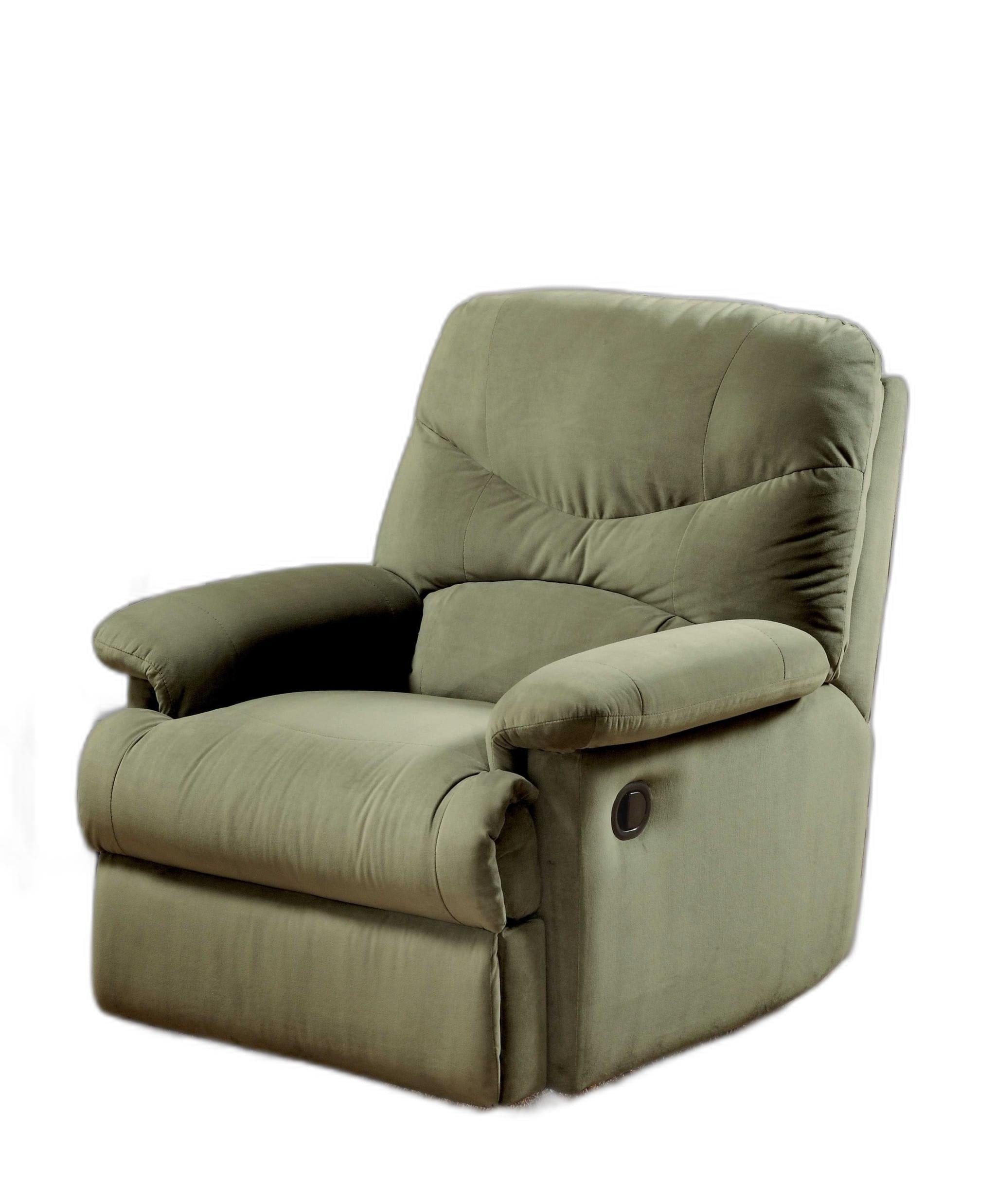 35" Sage Microfiber Recliner - Homeroots