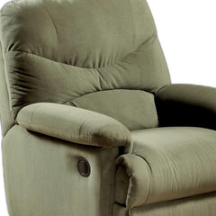 35" Sage Microfiber Recliner - Homeroots