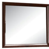 35" Espresso Framed Dresser Mirror - Homeroots