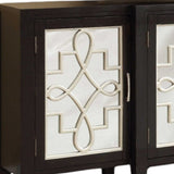 72" Black Solid Wood Console Table - Homeroots