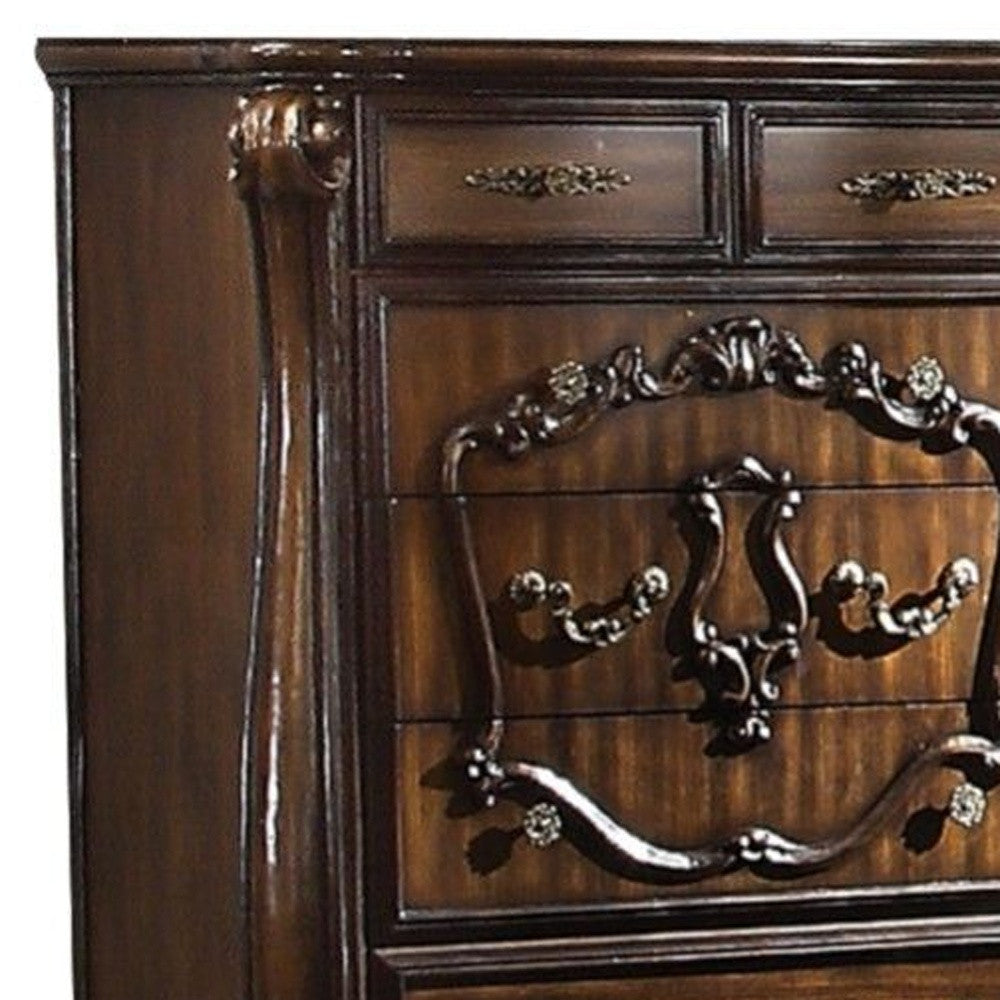 47" Solid Wood Six Drawer Chest - Homeroots - Flyclothing LLC
