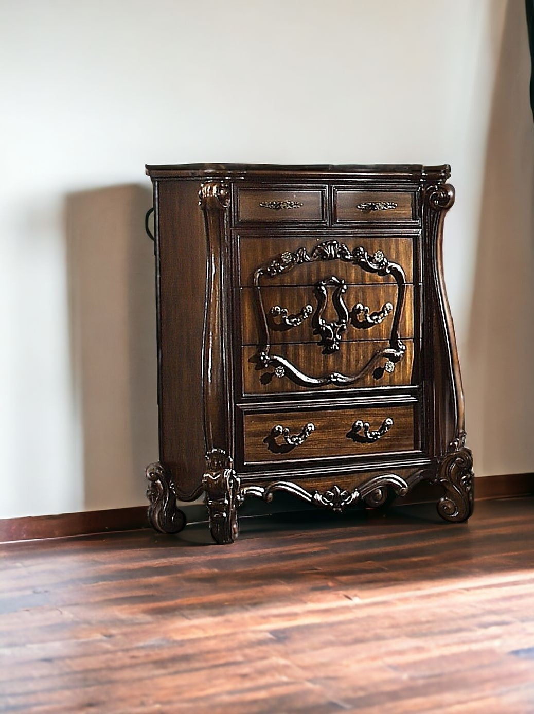 47" Solid Wood Six Drawer Chest - Homeroots - Flyclothing LLC