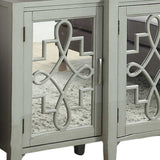 72" Gray Solid Wood Console Table - Homeroots - Flyclothing LLC