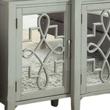 72" Gray Solid Wood Console Table - Homeroots