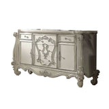 70" Bone White Solid Wood Six Drawer Combo Dresser - Homeroots - Flyclothing LLC