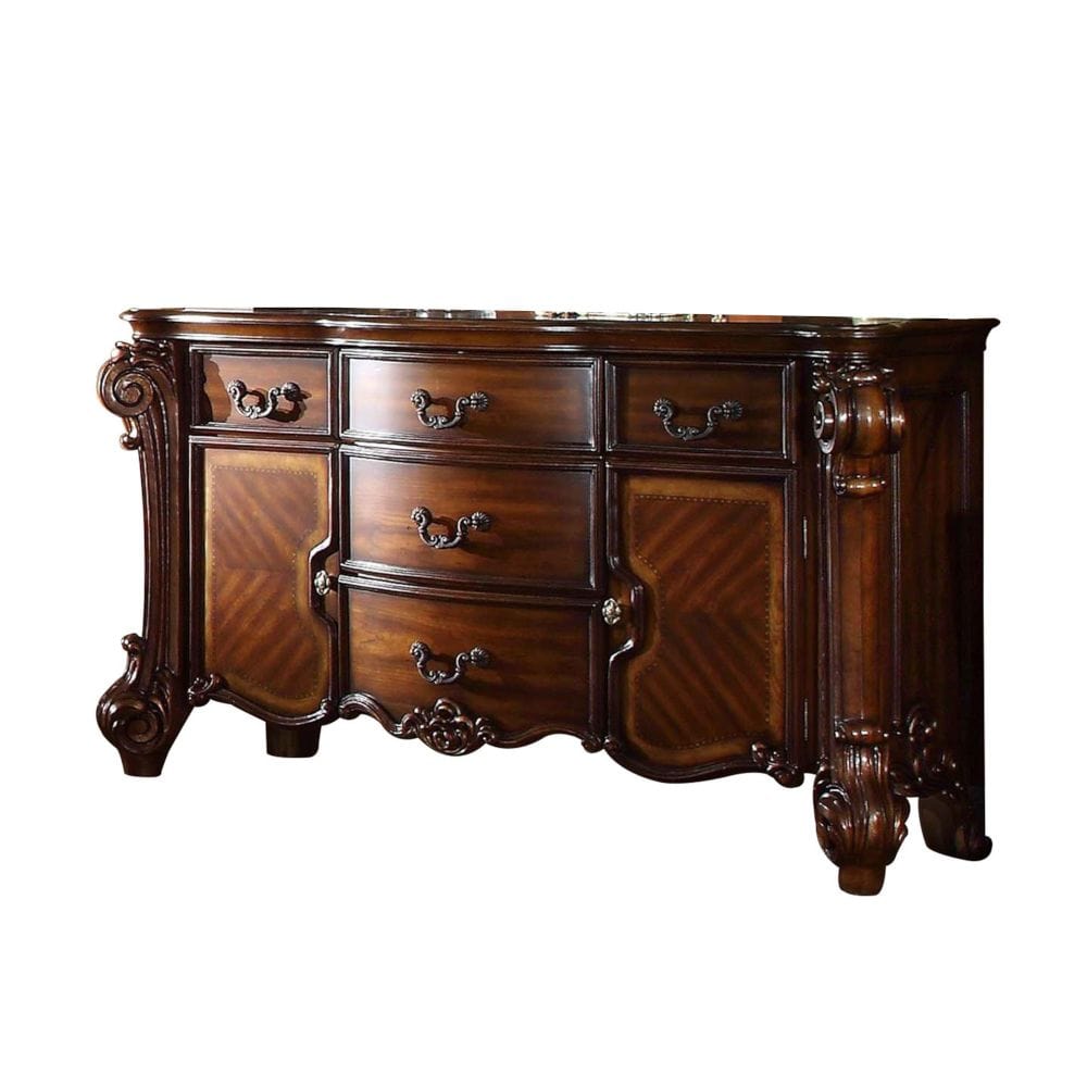 71" Solid Wood Five Drawer Dresser - Homeroots - Flyclothing LLC