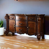 71" Solid Wood Five Drawer Dresser - Homeroots - Flyclothing LLC
