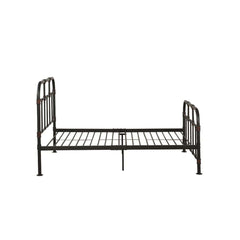 Gray Industrial Pipe Design Full Bed Frame - Homeroots