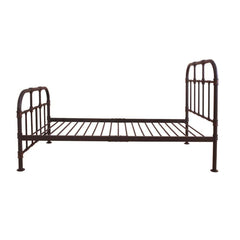 Gray Metal Twin Bed Frame - Homeroots