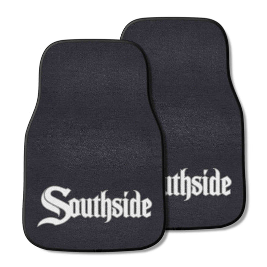 Chicago White Sox Front Carpet Car Mat Set Southside City Connect - 2 Pieces - Chicago White Sox