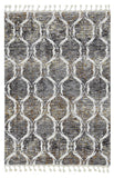 3' X 5' Gray Washable Area Rug - Homeroots