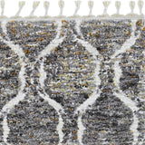 9' X 13' Gray Ogee Area Rug - Homeroots - Flyclothing LLC