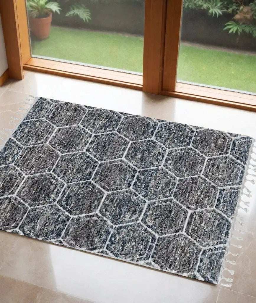 3' X 5' Gray Area Rug - Homeroots - Flyclothing LLC