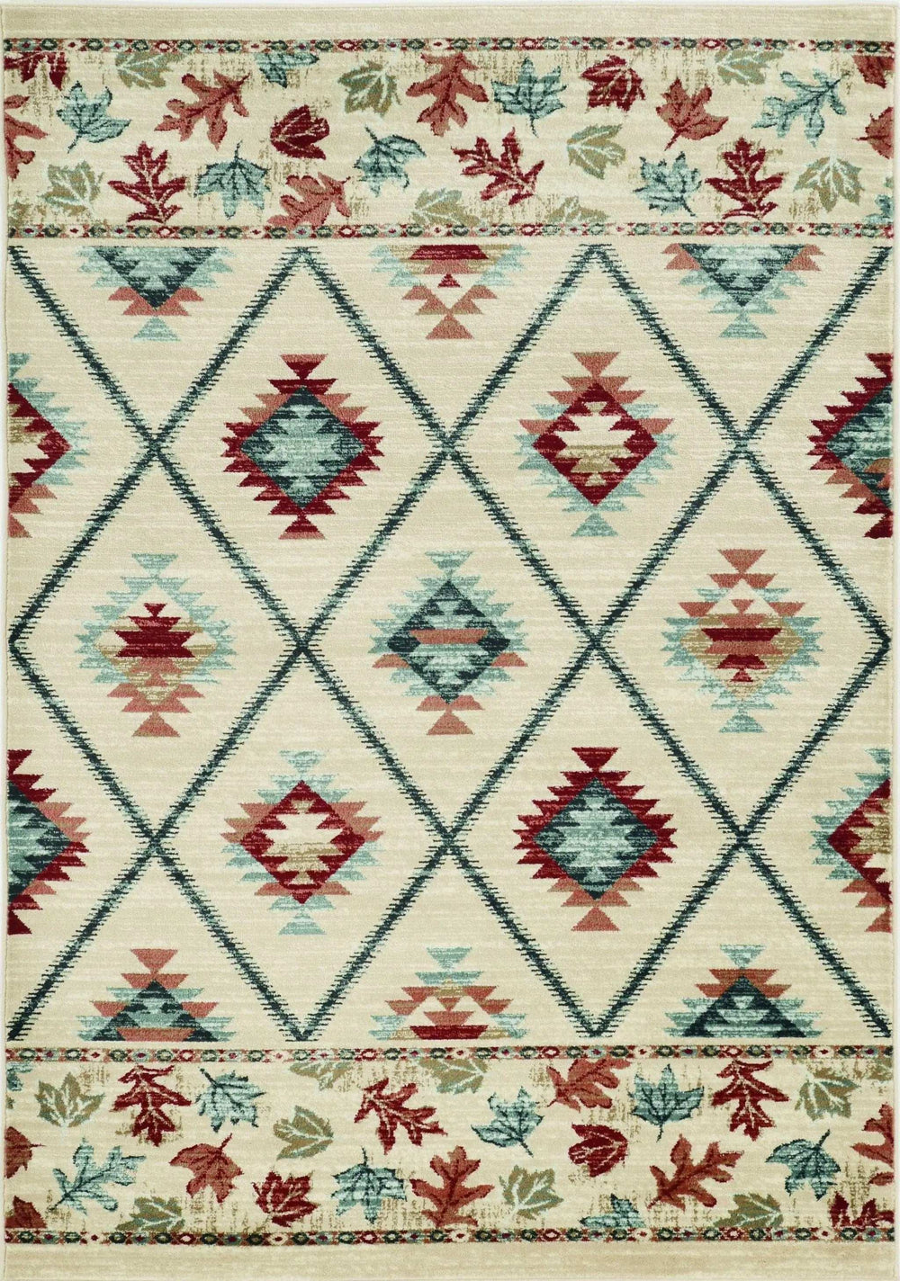 3' X 5' Ivory Southwestern Area Rug - Homeroots - Flyclothing LLC