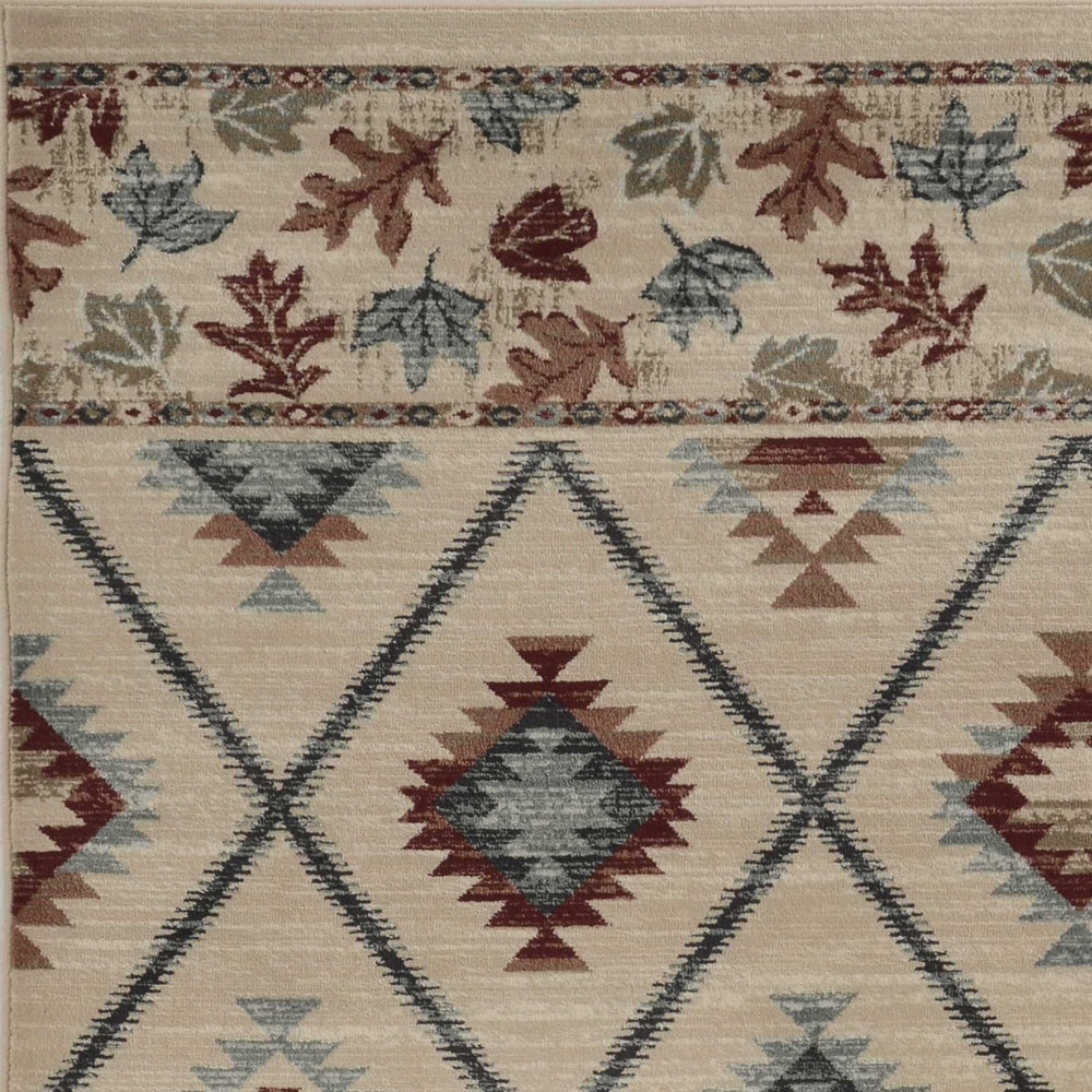 3' X 5' Ivory Southwestern Area Rug - Homeroots - Flyclothing LLC