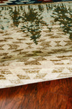 5' X 8' Ivory Machine Woven Pinegrove Lodge Indoor Area Rug - Homeroots
