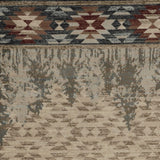 5' X 8' Ivory Machine Woven Pinegrove Lodge Indoor Area Rug - Homeroots