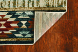9' X 12' Ivory Beige and Gray Woodland Lodge Area Rug - Homeroots