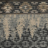 5' X 8' Slate Blue Winter Pine Trees Area Rug - Homeroots - Flyclothing LLC