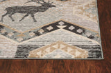 3' X 5' Beige and Ivory Woodland Lodge Area Rug - Homeroots - Flyclothing LLC