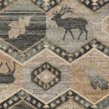 3' X 5' Beige and Ivory Woodland Lodge Area Rug - Homeroots - Flyclothing LLC