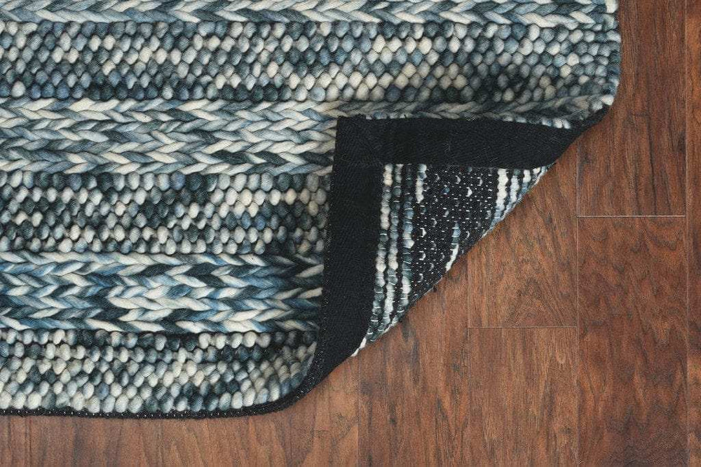 39 X 63 Blue Wool Rug - Homeroots - Flyclothing LLC