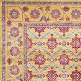 10' X 13' Blue Red and Gold Floral Area Rug - Homeroots - Flyclothing LLC
