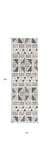 8' X 8' Ivory Runner Rug - Homeroots
