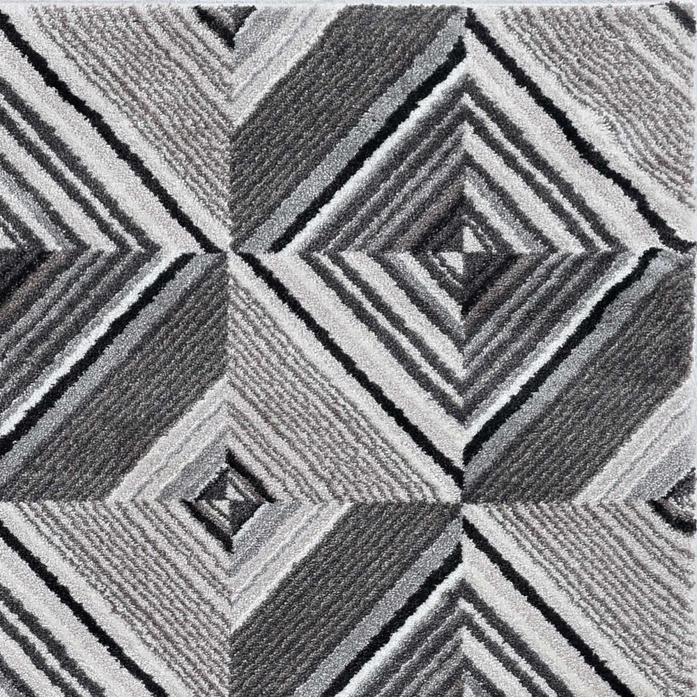 8' X 8' Gray Runner Rug - Homeroots - Flyclothing LLC