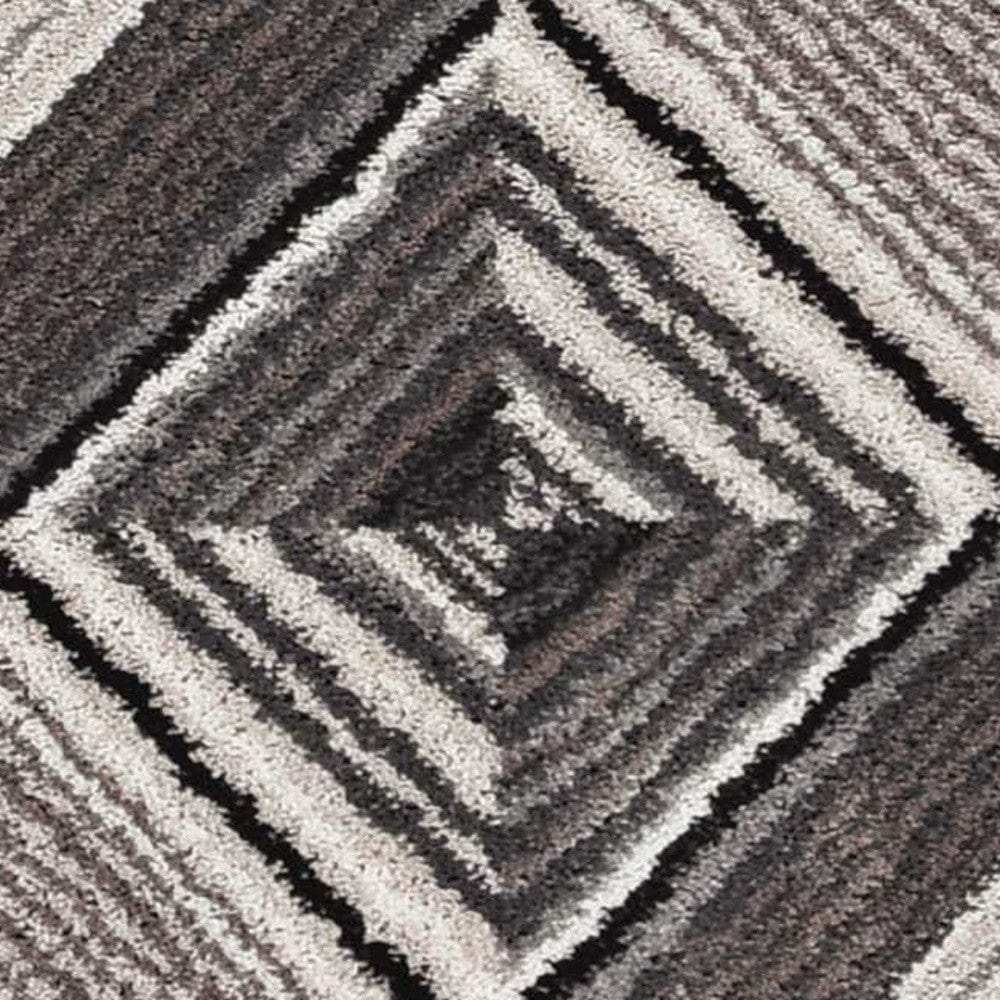 8' X 8' Gray Runner Rug - Homeroots - Flyclothing LLC