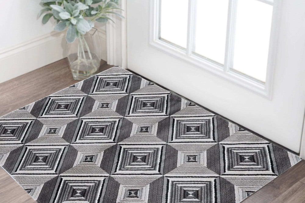 3' X 5' Gray Area Rug - Homeroots - Flyclothing LLC