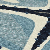 2' X 3' Blue Starfish Hand Tufted Area Rug - Homeroots