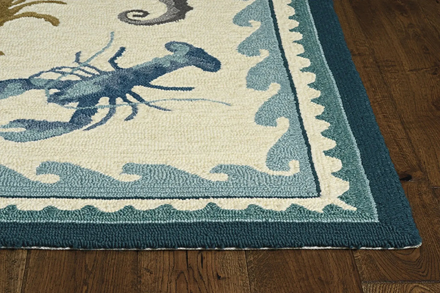 3' X 5' Ivory Abstract Handmade Indoor Outdoor Area Rug - Homeroots - Flyclothing LLC