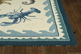 3' X 5' Ivory Abstract Handmade Indoor Outdoor Area Rug - Homeroots - Flyclothing LLC