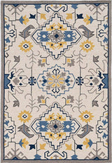 2' X 3' Ivory Southwestern Hand Tufted Area Rug - Homeroots - Flyclothing LLC