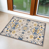 2' X 3' Ivory Southwestern Hand Tufted Area Rug - Homeroots
