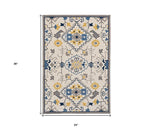 2' X 3' Ivory Southwestern Hand Tufted Area Rug - Homeroots - Flyclothing LLC