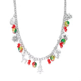 Christmas Themed Charm Necklace - Trendsi - Flyclothing LLC