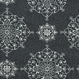 3' X 5' Charcoal Medallion Hand Tufted Area Rug - Homeroots