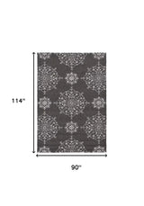 8' X 10' Charcoal Hand Tufted Area Rug - Homeroots - Flyclothing LLC