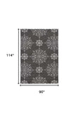 8' X 10' Charcoal Hand Tufted Area Rug - Homeroots - Flyclothing LLC