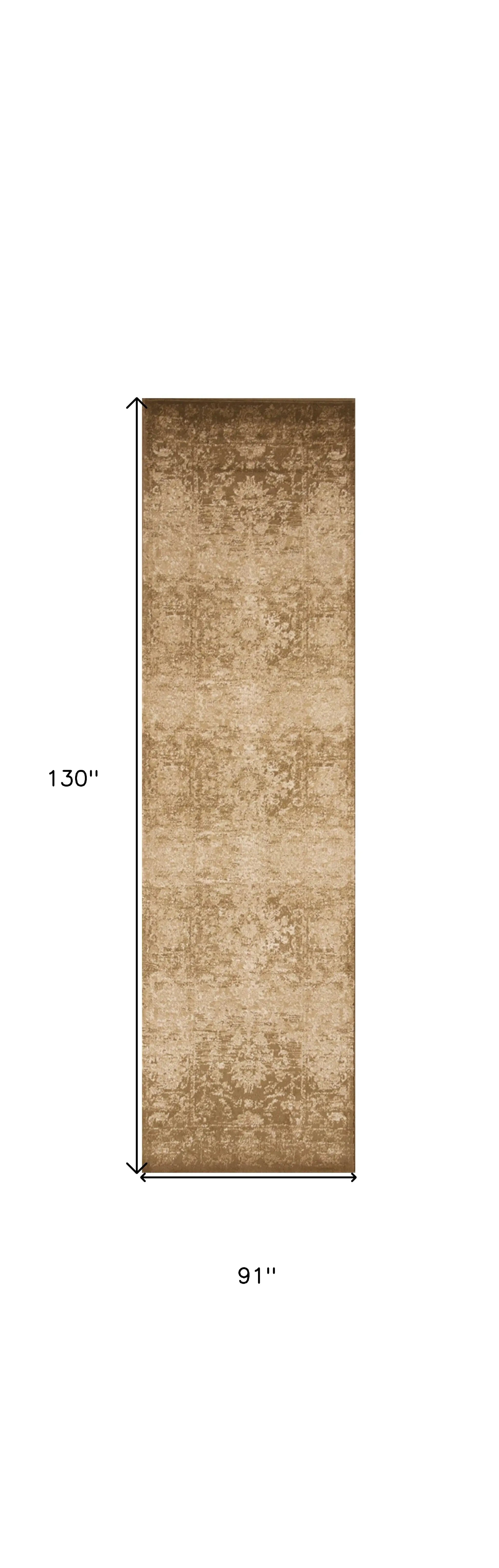 7' X 10' Beige Area Rug - Homeroots - Flyclothing LLC